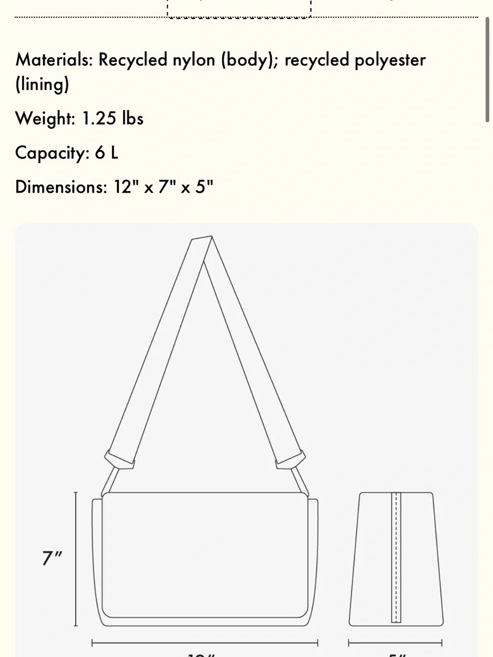 Calpak Convertible Stroller Caddy Crossbody in Oatmeal
